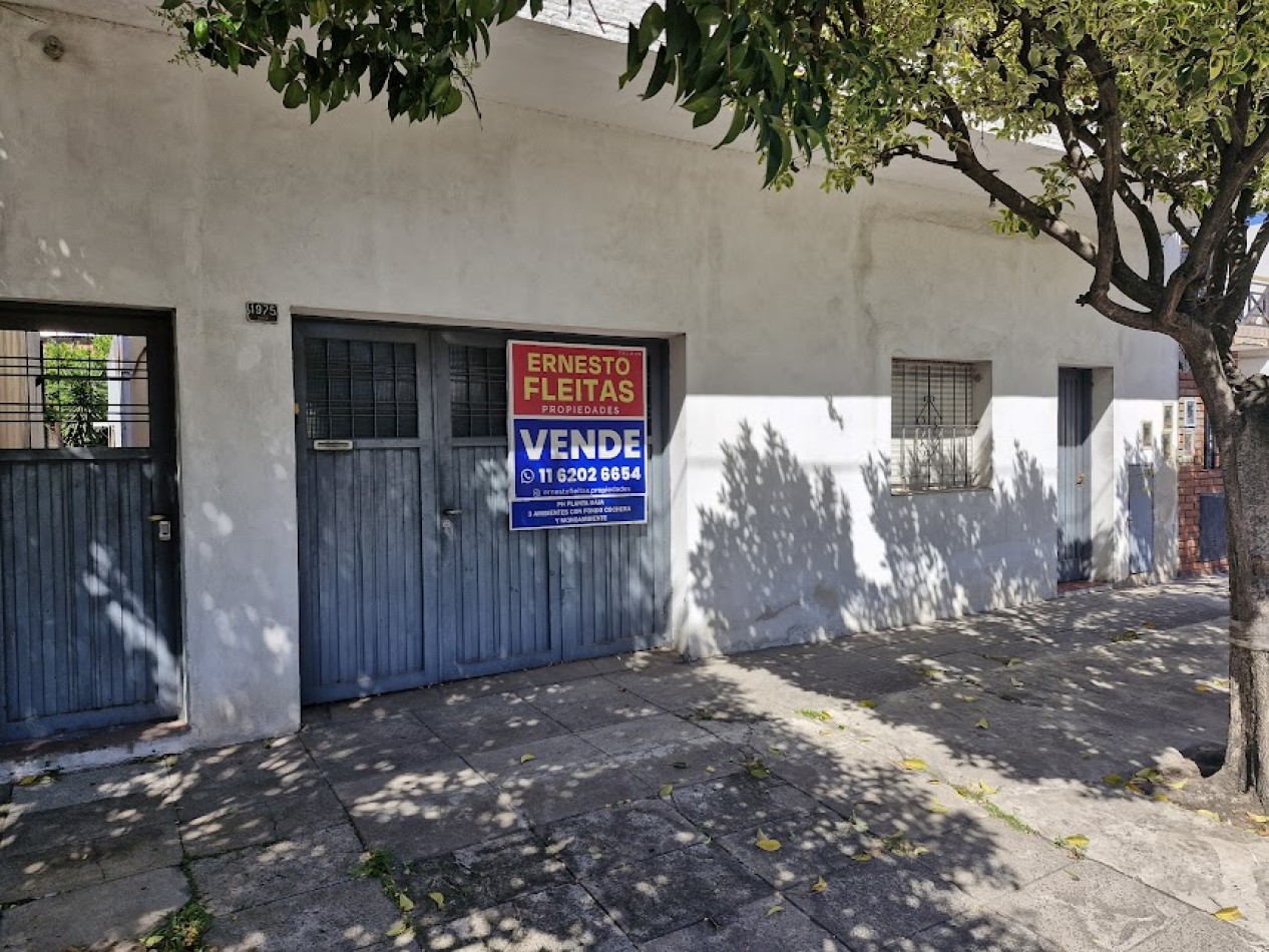 VENTA PH PLANTA BAJA CON COCHERA + MONOAMBIENTE