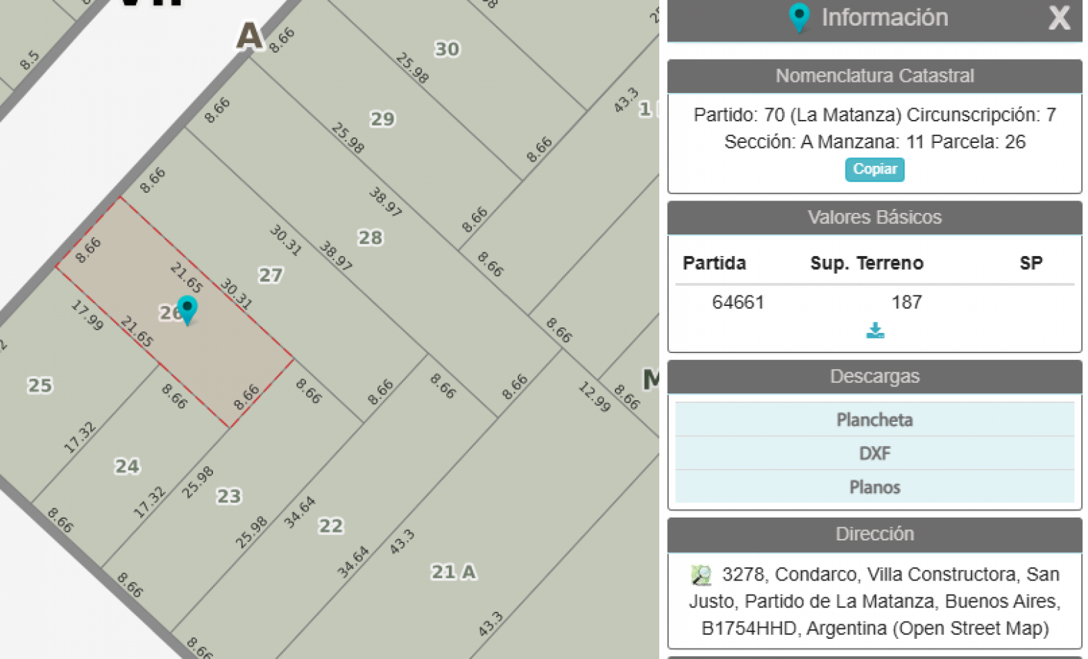 VENTA LOTE SAN JUSTO - VILLA CONSTRUCTORA