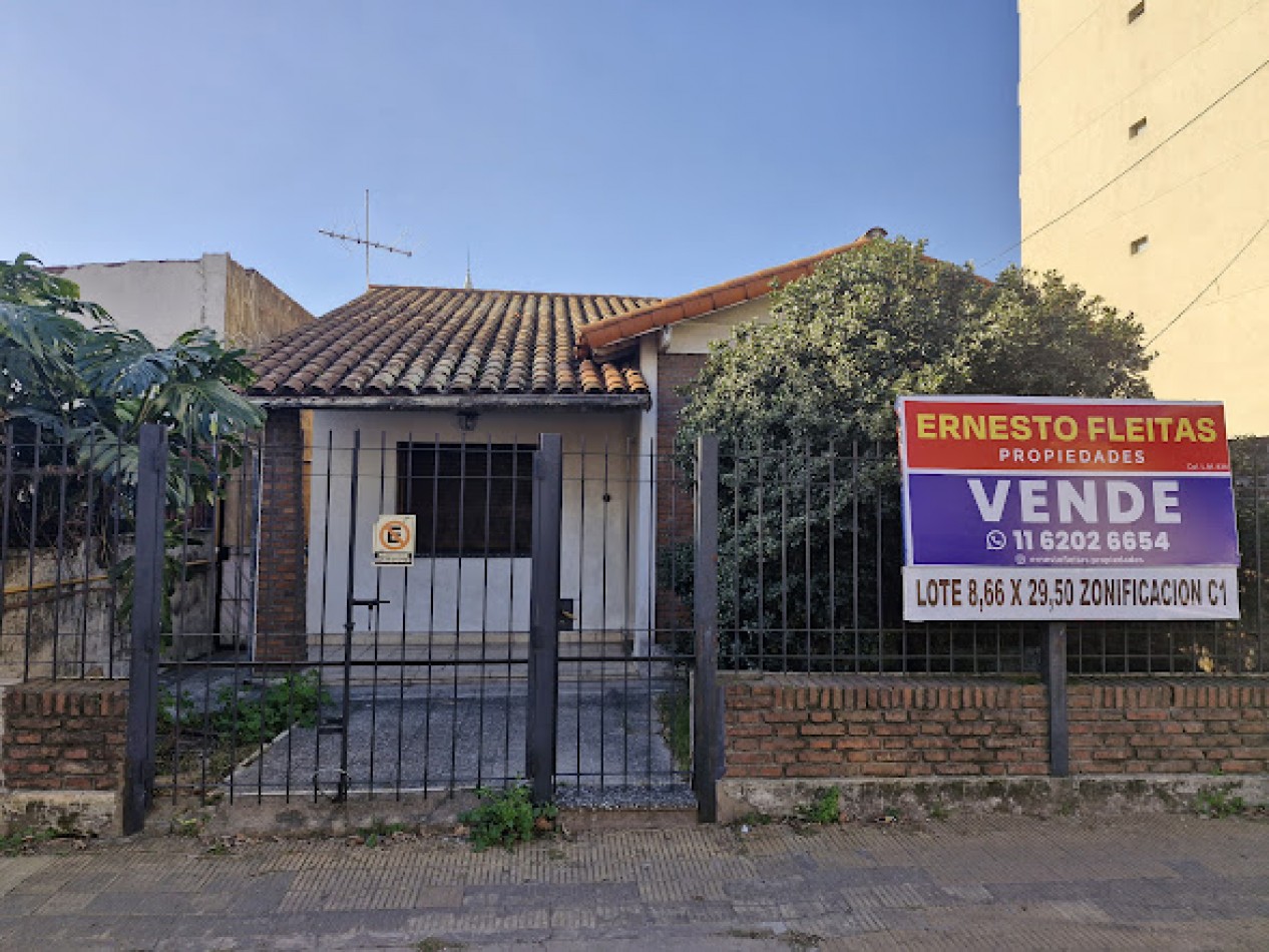 VENTA TERRENO EN SAN JUSTO CENTRO - ZONIFICACION C1 - ACEPTA PERMUTA