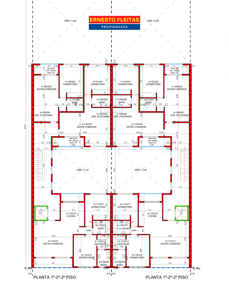 departamento de pozo - 2 ambientes  - san justo